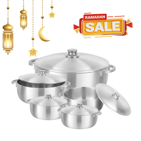 10pcs Metal Finish Kaldero Set