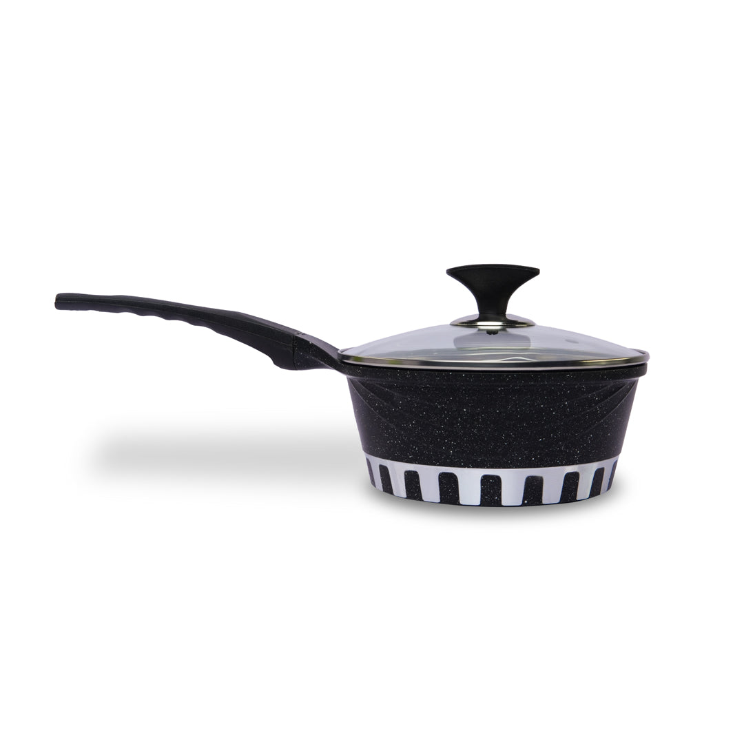 2pcs Die-Cast Sauce Pan with 4 Colors & 2 Sizes