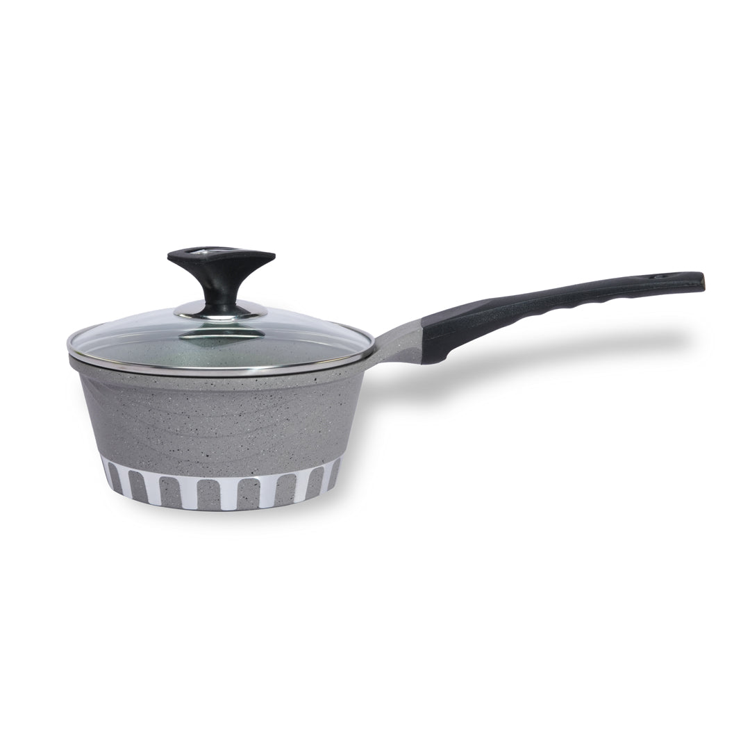 2pcs Die-Cast Sauce Pan with 4 Colors & 2 Sizes