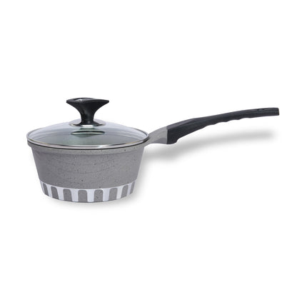 2pcs Die-Cast Sauce Pan with 4 Colors & 2 Sizes