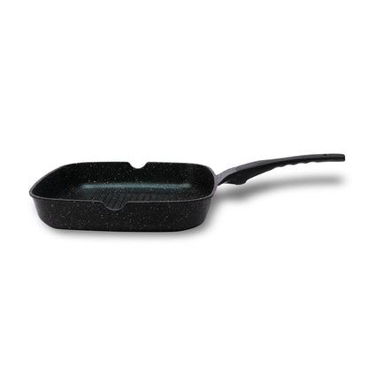 Die-Cast Single Grill pan with 4 Colors & 2 Sizes