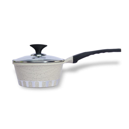 2pcs Die-Cast Sauce Pan with 4 Colors & 2 Sizes