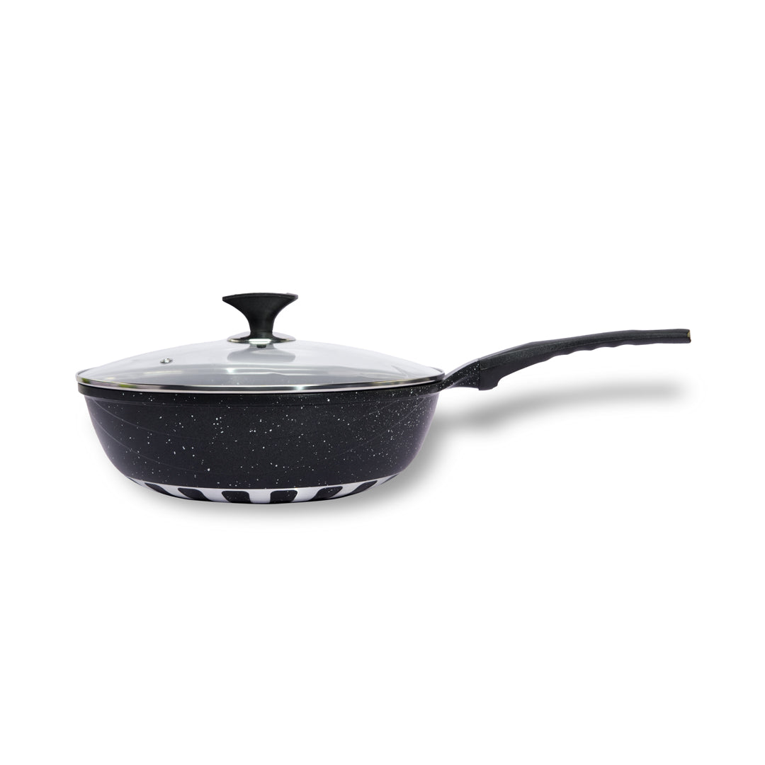 2pcs Die-Cast Super Wok with 4 Colors & 2 Sizes