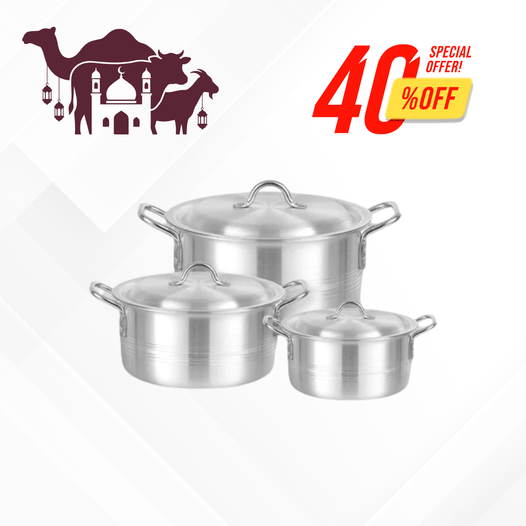 Supreme Set 5-7 (6 Pcs Aluminium Metal Finish)