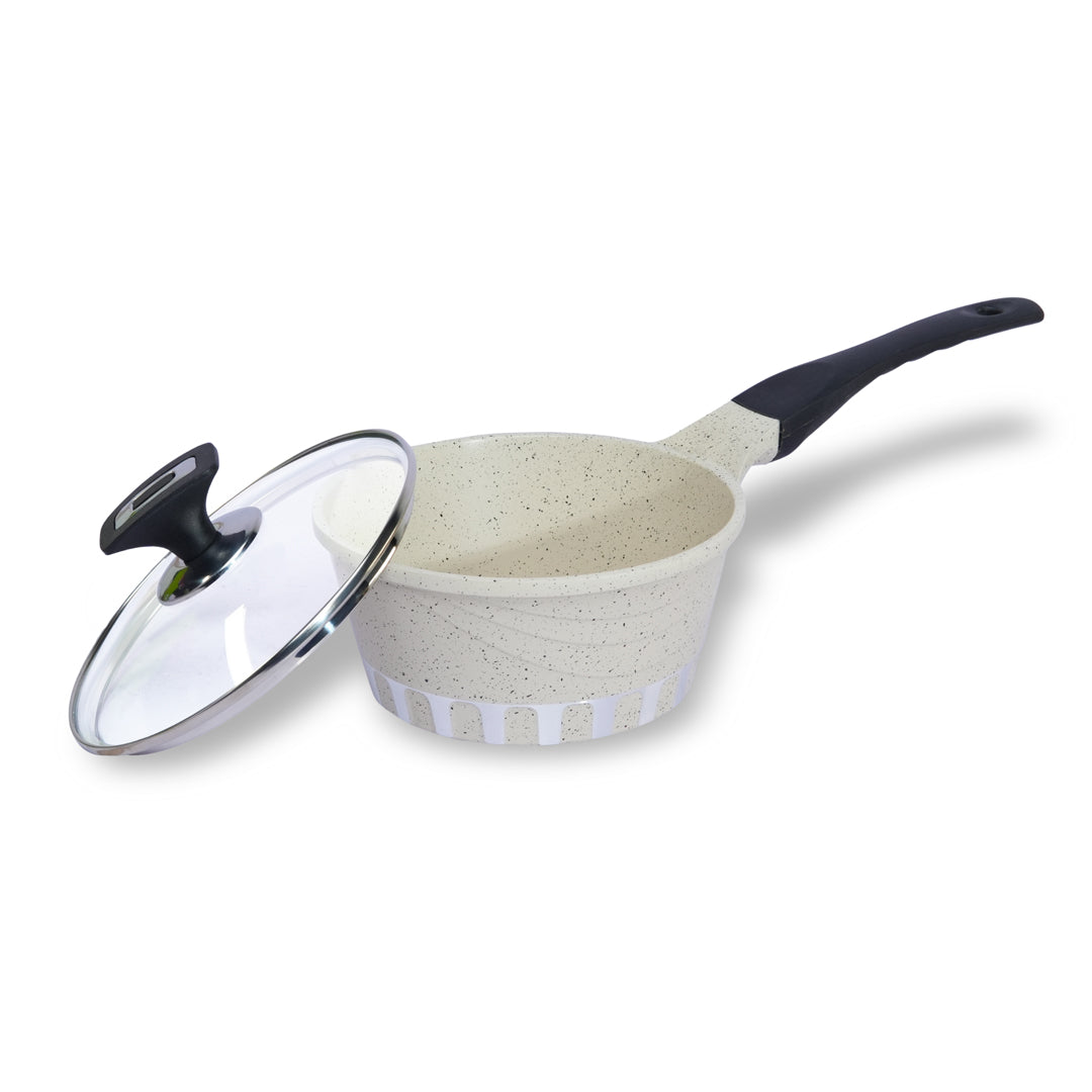 2pcs Die-Cast Sauce Pan with 4 Colors & 2 Sizes