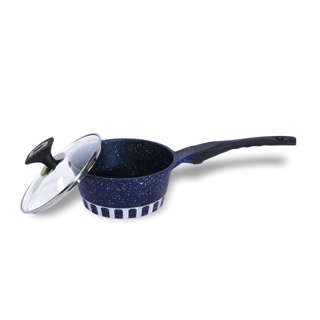 2pcs Die-Cast Sauce Pan with 4 Colors & 2 Sizes