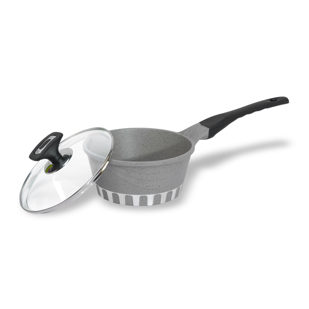 2pcs Die-Cast Sauce Pan with 4 Colors & 2 Sizes