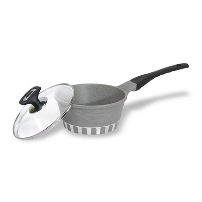 2pcs Die-Cast Sauce Pan with 4 Colors & 2 Sizes