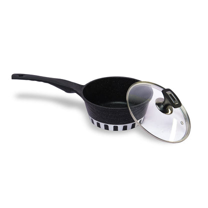 2pcs Die-Cast Sauce Pan with 4 Colors & 2 Sizes