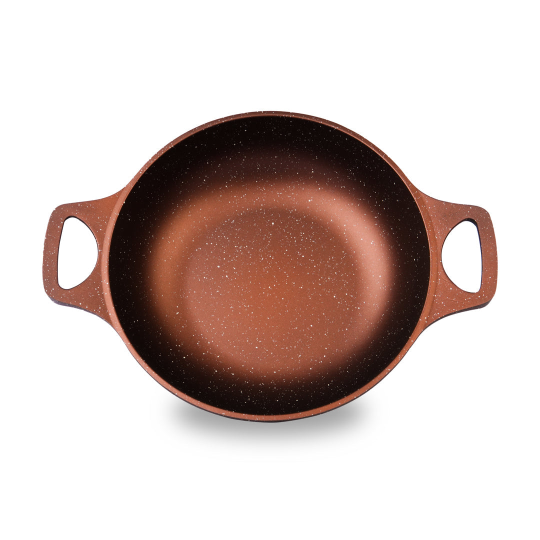 5pcs Die-Cast Wok (Karahi) with 5 Colors & 2 Sizes