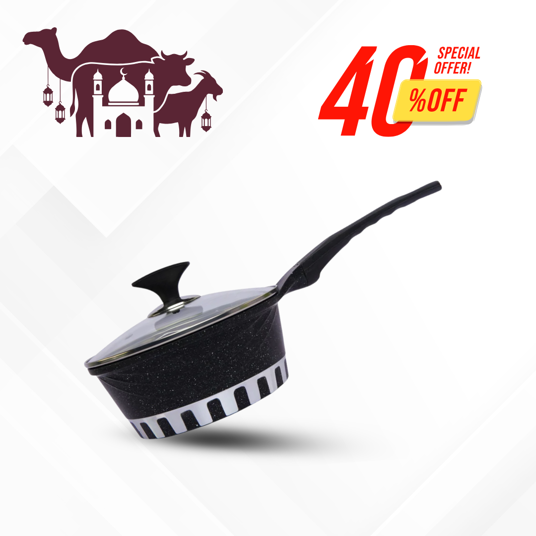 2pcs Die-Cast Sauce Pan with 4 Colors & 2 Sizes