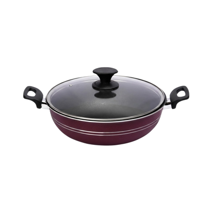 15pcs with 2 Colors Diamond Non-Stick cookware set